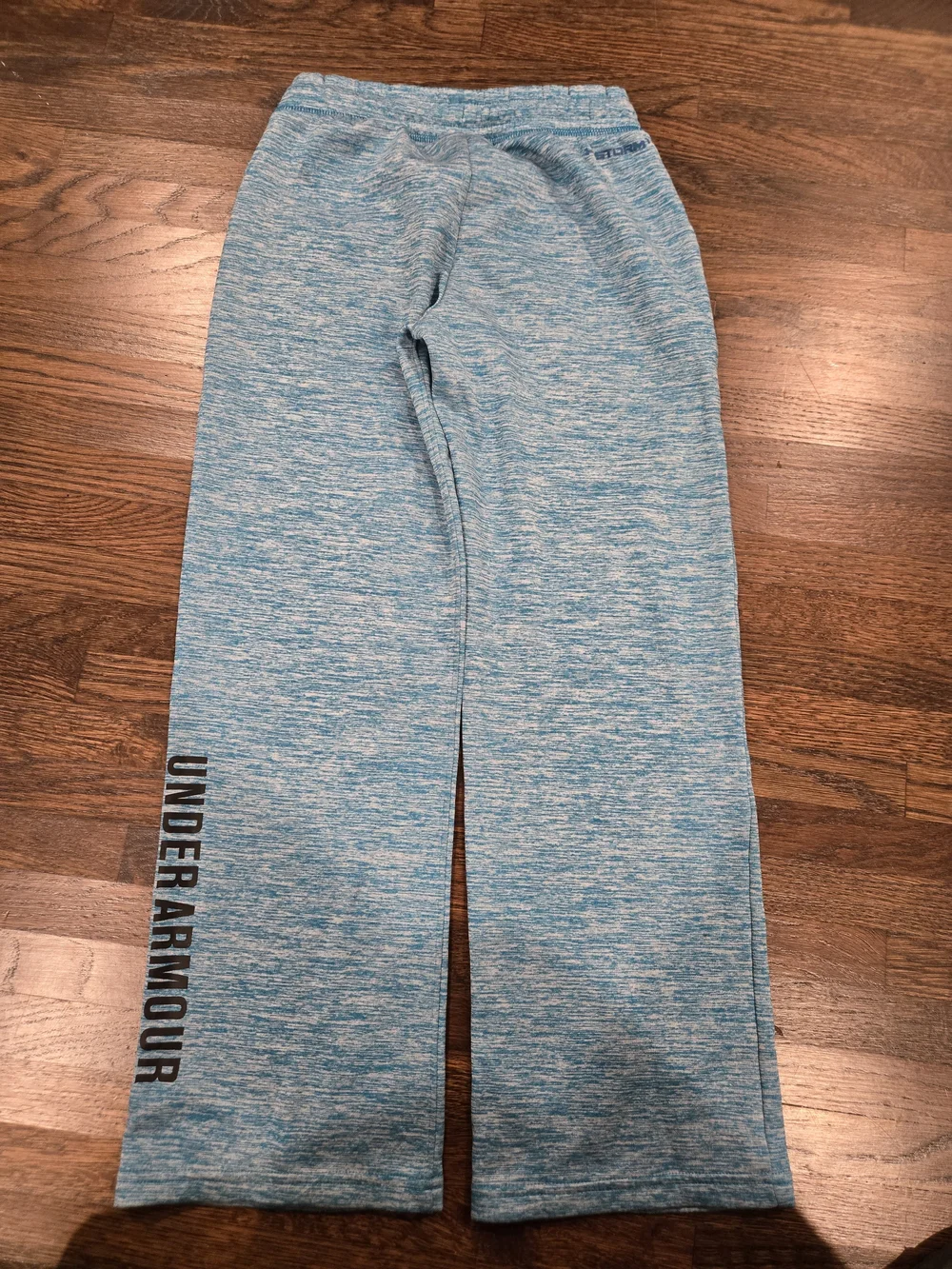 Under Armour Kids Light Blue Heather Joggers with Logo